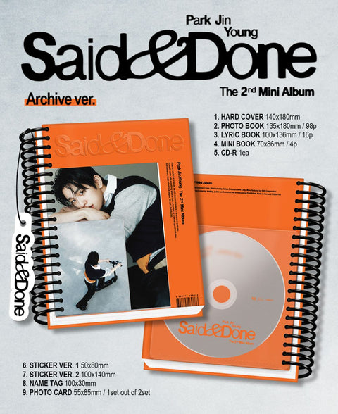 PARK JIN YOUNG (GOT7) - SAID & DONE