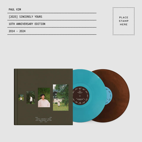 PAUL KIM - [2025] SINCERELY YOURS (10TH ANNIVERSARY EDITION 2014-2024) (2LP)
