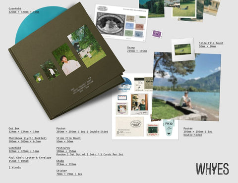 PAUL KIM - [2025] SINCERELY YOURS (10TH ANNIVERSARY EDITION 2014-2024) (2LP)