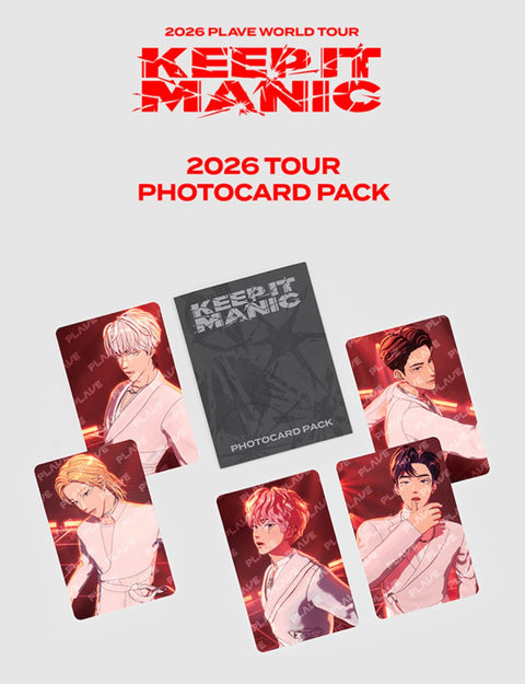 PLAVE - PHOTOCARD PACK (2026 WORLD TOUR 'KEEP IT MANIC')