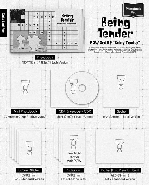POW - BEING TENDER (PHOTOBOOK VER.)