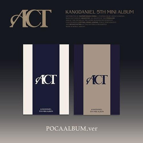 KANG DANIEL - ACT [Poca Album - Random Cover]