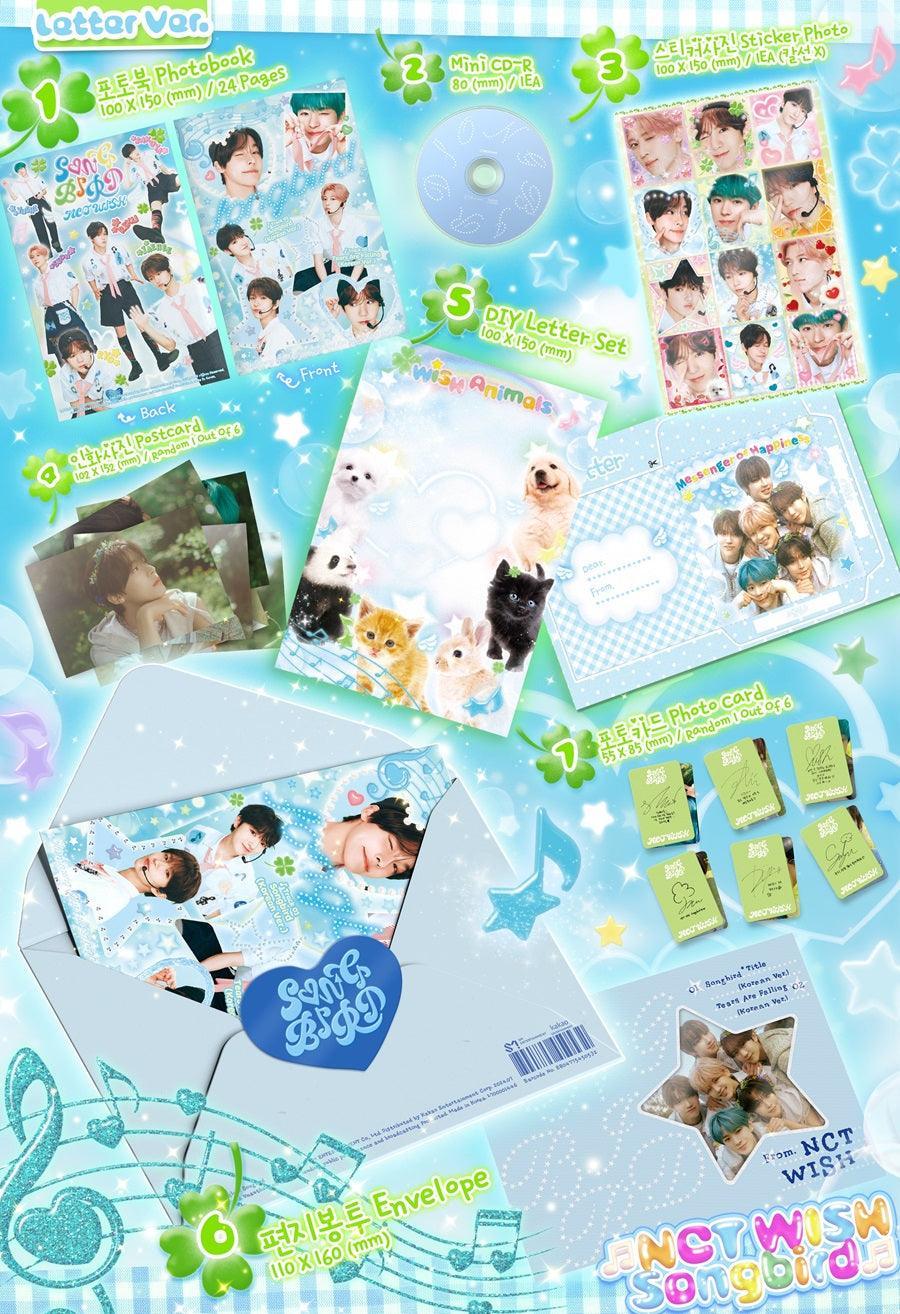 6種セット] 韓国音楽 NCT WISH - 2ndシングルアルバム 「Songbird」 SMini Ver. (バージョン6種セット) | CD  男性アーティスト,NCT | 韓流ショップ