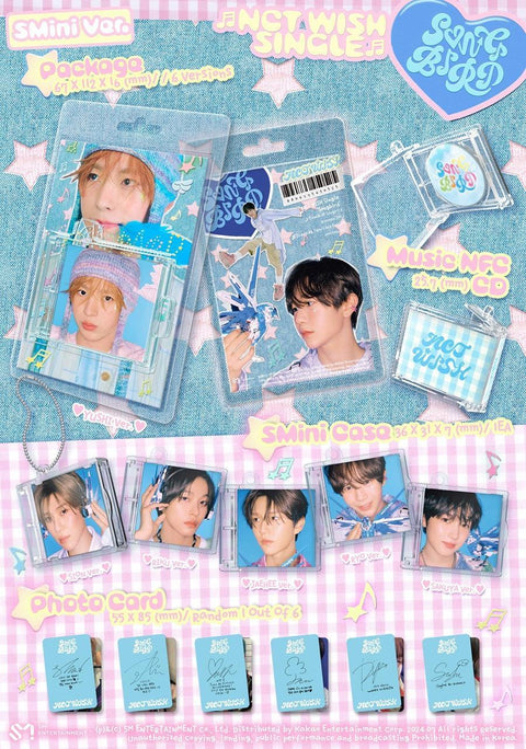 NCT WISH - SONGBIRD (2ND SINGLE) SMINI VER. - Kpopfuture