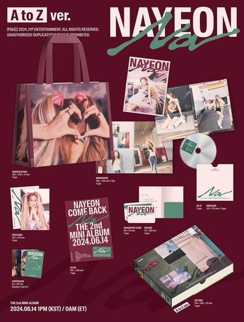 NAYEON - NA [Limited Edition A to Z ver.] +Kpopfuture benefit - Kpopfuture