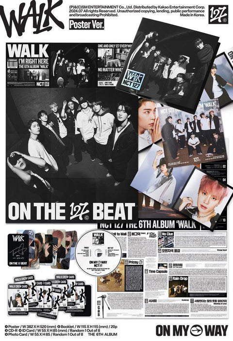 NCT 127 - WALK [Poster Ver.] - Kpopfuture