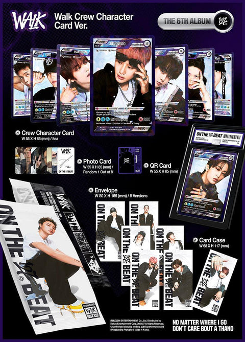 NCT 127 - WALK [Walk Crew Character Card Ver.] - Kpopfuture