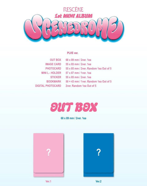 RESCENE - SCENEDROME (1ST MINI ALBUM) PLVE VER.