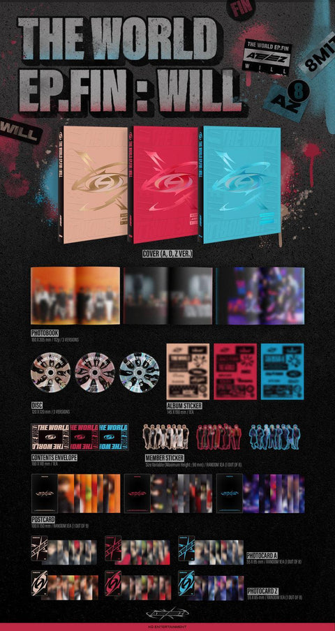ATEEZ - 2ND ALBUM [THE WORLD EP.FIN : WILL] (Random Ver.) - Kpopfuture