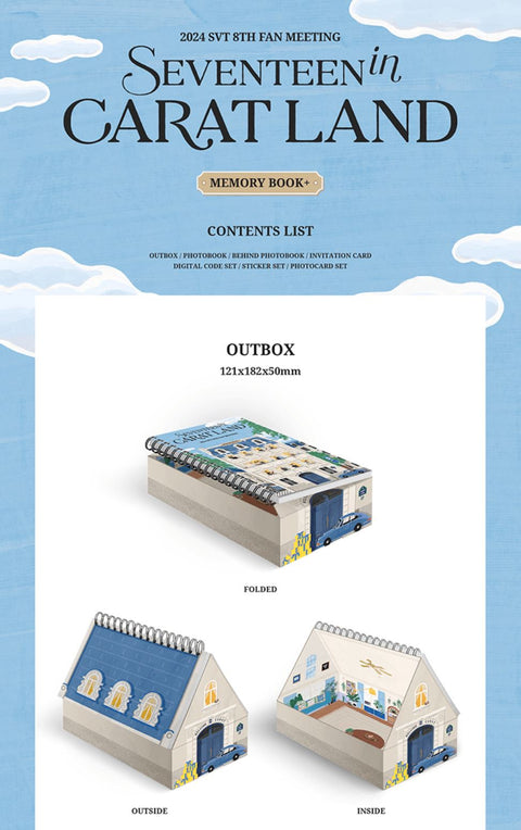 SEVENTEEN - 2024 SVT 8TH FAN MEETING SEVENTEEN in CARAT LAND (MEMORY BOOK)