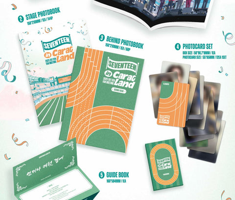 SEVENTEEN - 2025 SVT 9TH FAN MEETING SEVENTEEN IN CARAT LAND (MEMORY BOOK+)+APPLEMUSIC POB