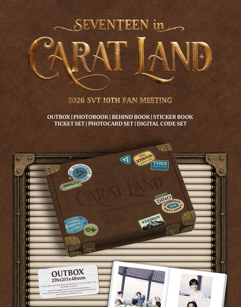 SEVENTEEN - 2026 SVT 10TH FAN MEETING SEVENTEEN IN CARAT LAND (MEMORY BOOK+)