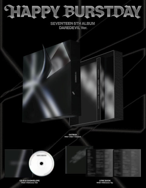 SEVENTEEN - HAPPY BURSTDAY (DAREDEVIL VER.) + Weverse Gift