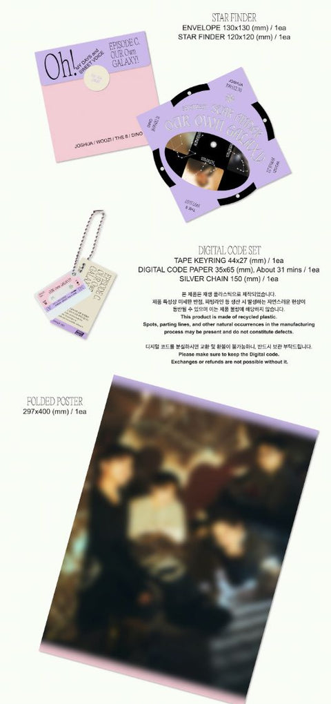 SEVENTEEN - UNIT PHOTOBOOK C & D (EPISODE: OH, MY DAYS AND SWEET VOICE)