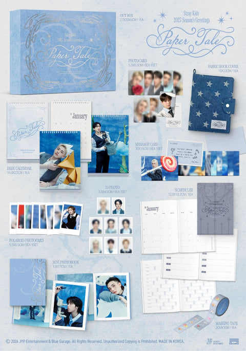 STRAY KIDS - 2027 SEASON'S GREETINGS (PAPER TALE) + Apple Music Gift