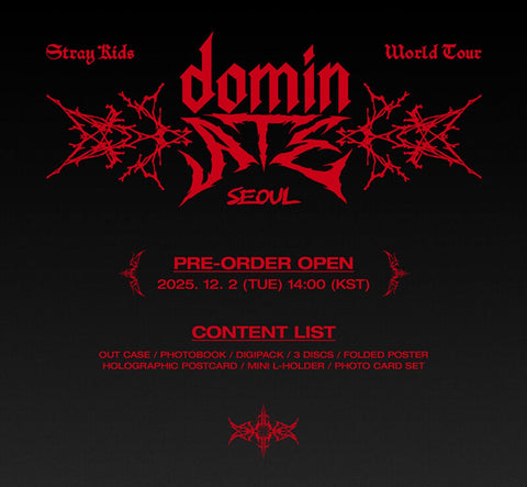 STRAY KIDS - WORLD TOUR 'DOMINATE SEOUL' (DVD & BLU-RAY)