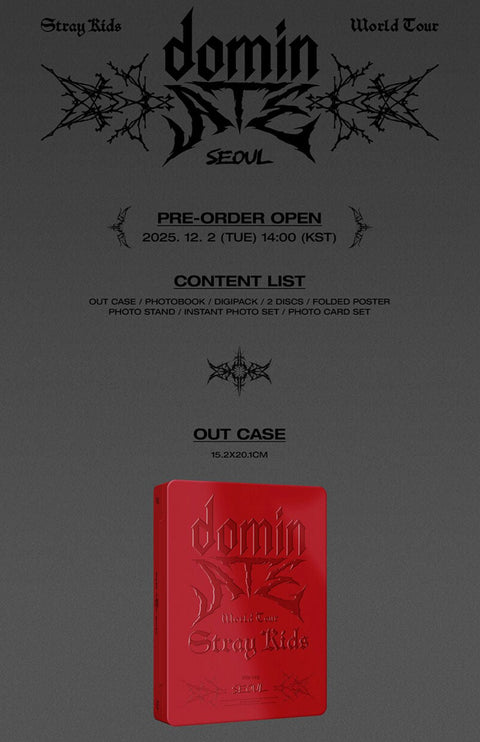 STRAY KIDS - WORLD TOUR 'DOMINATE SEOUL' (DVD & BLU-RAY)