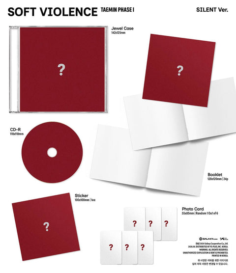 TAEMIN (SHINEE) - PHASE 1 : SOFT VIOLENCE (JEWEL VER.)