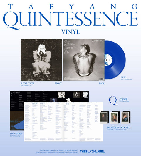TAEYANG (BIGBANG) - QUINTESSENCE (LP)