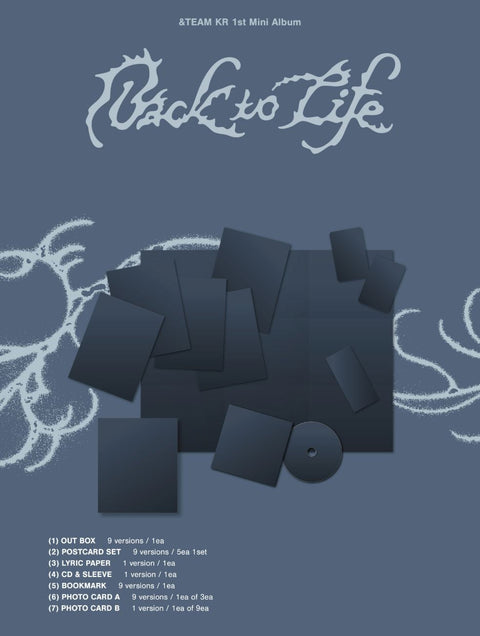 &TEAM - BACK TO LIFE (1ST KOREAN MINI ALBUM) (ROAR VER.)