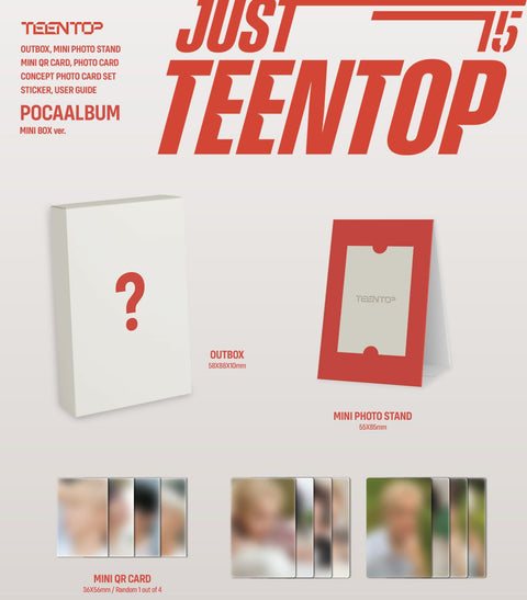 TEEN TOP - JUST 15, JUST TEEN TOP (POCA ALBUM)