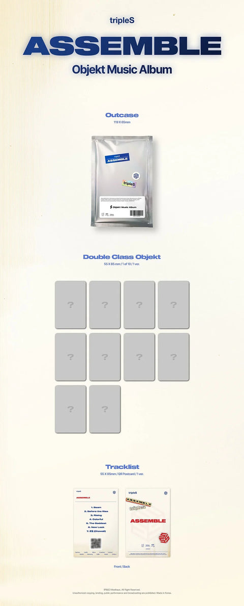 TRIPLES - ASSEMBLE OBJEKT MUSIC ALBUM