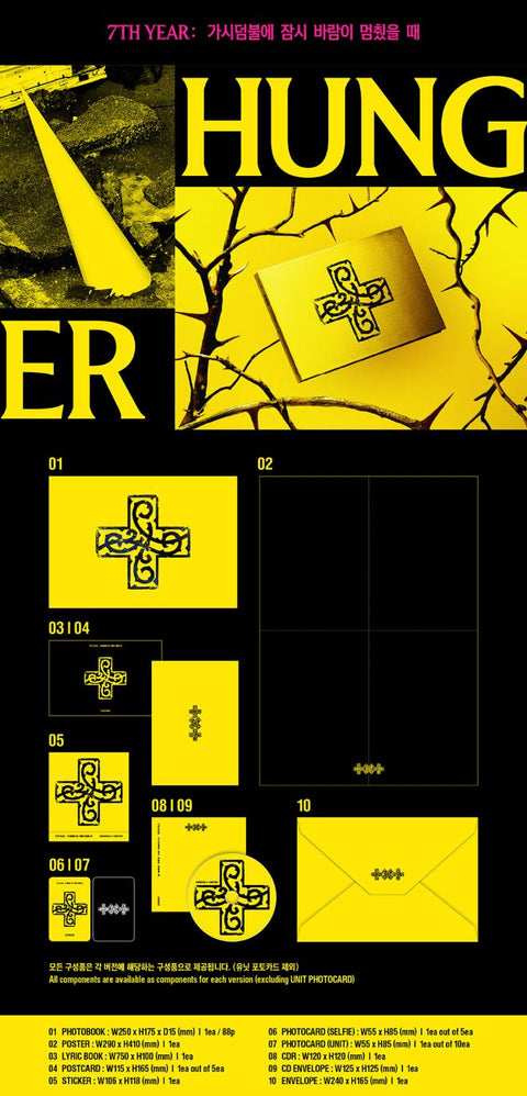 TXT - 7TH YEAR: WHEN THE WIND PAUSED AMONG THE THORNS Standard Ver+ Applemusic POB