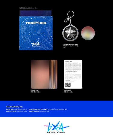 TXT - THE STAR CHAPTER: TOGETHER (STAR KEYRING VER.)