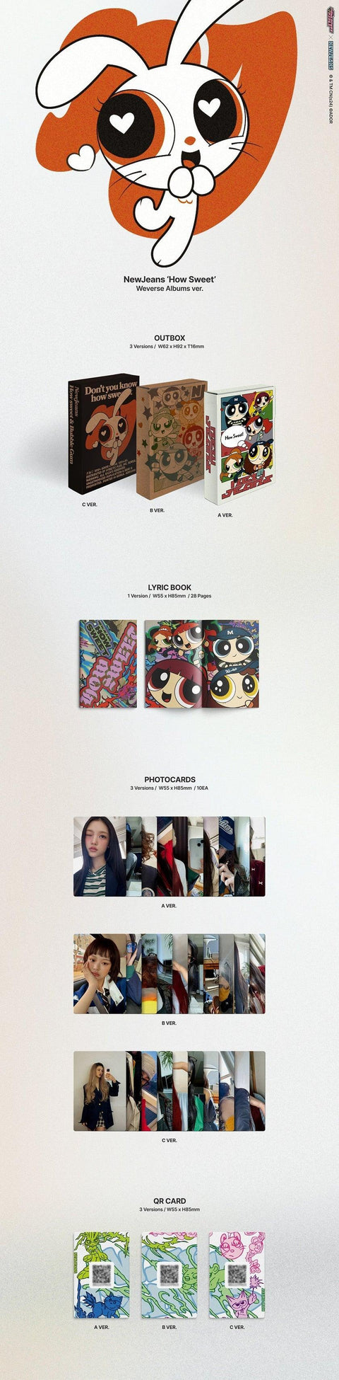 NewJeans - DOUBLE SINGLE ALBUM [How Sweet] (Weverse Ver.) w. Applemusic Benefits - Kpopfuture