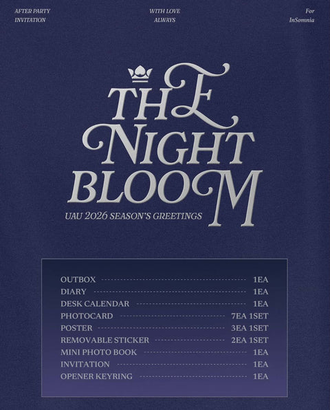 UAU (DREAMCATCHER)  – 2026 SEASON'S GREETINGS (THE NIGHT BLOOM)