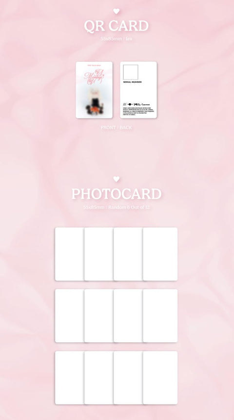 VIVIZ - A MONTAGE OF ( ) (QR VER.) + Applemusic POB Photocard