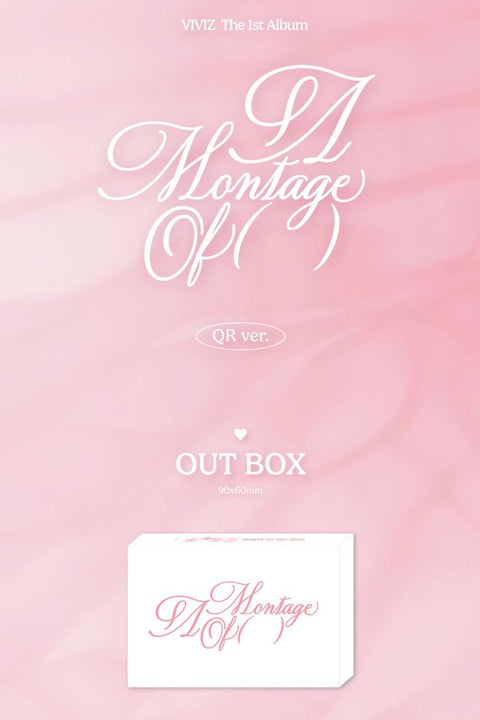 VIVIZ - A MONTAGE OF ( ) (QR VER.) + Applemusic POB Photocard