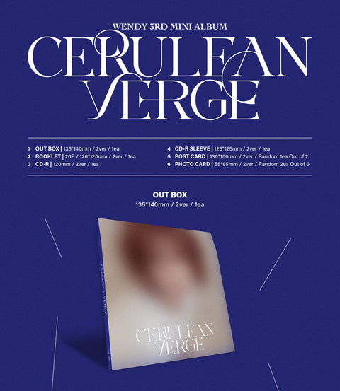 WENDY (RED VELVET) - CERULEAN VERGE (DIGIPACK VER.)