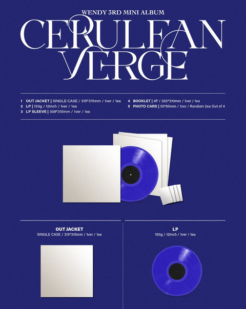 WENDY (RED VELVET) - CERULEAN VERGE (LP VER.)