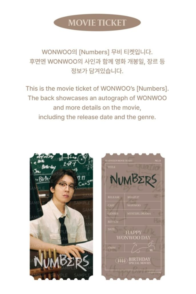 アイドル HAPPY WONWOO BIRTHDAY BOX VER.4 WONWOO (SEVENTEEN) - HAPPY WONWOO DAY BIRTHDAY BOX VER.4
