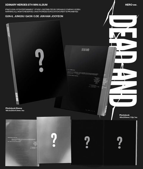 XDINARY HEROES - DEAD AND (PHOTOBOOK VER.) + Apple Music Gift