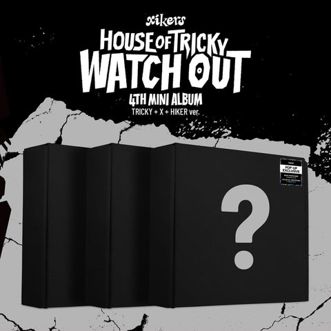 XIKERS 4TH MINI ALBUM [HOUSE OF TRICKY : WATCH OUT] + Apple music POB Photocard