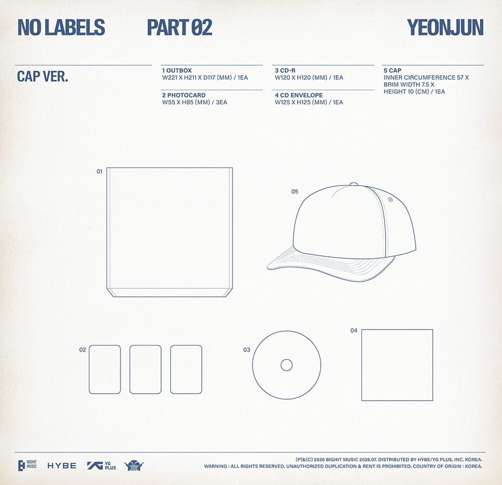 YEONJUN (TXT) - NO LABELS: PART 02 (CAP VER.) – Kpopfuture