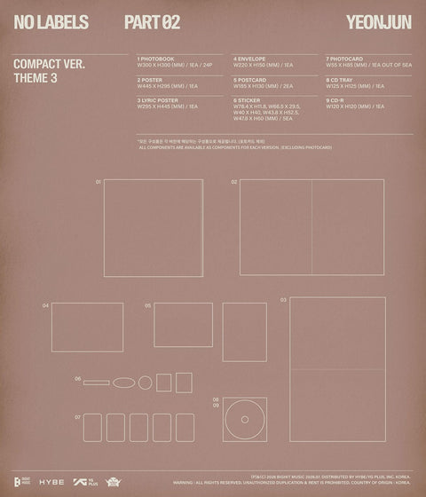 YEONJUN (TXT) - NO LABELS: PART 02 (COMPACT VER.)