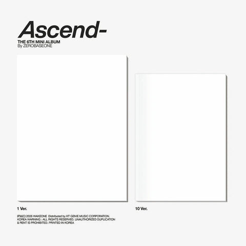 ZB1 - ASCEND(THE 6TH MINI ALBUM)