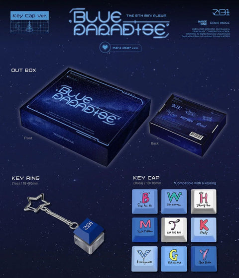 ZB1 - BLUE PARADISE (KEY CAP VER.)