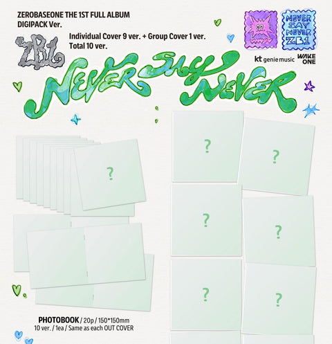 ZB1 - NEVER SAY NEVER (DIGIPACK VER.)